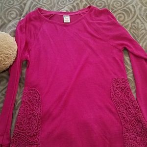 Hot pink long sleeve